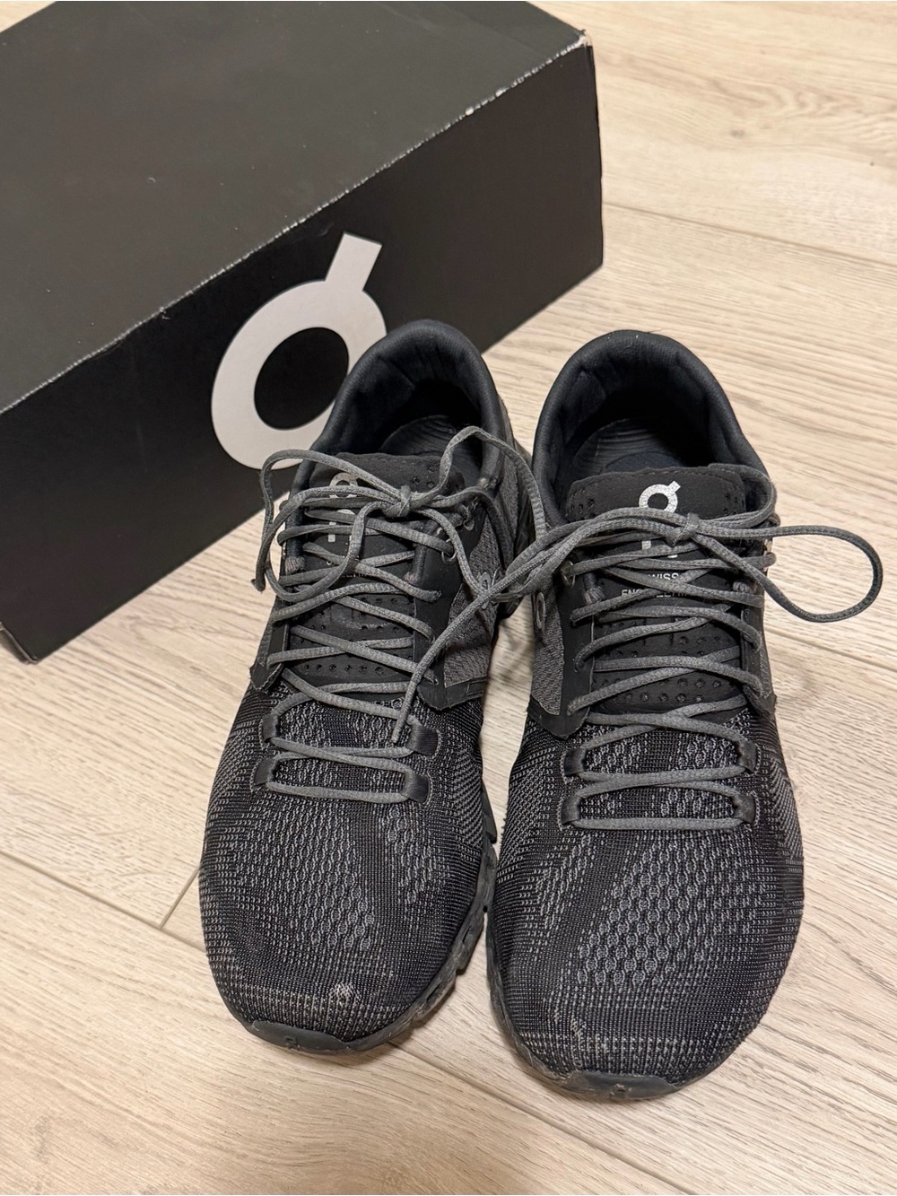 On Cloud X  Women's Black/Asphalt Running shoes - Lightweight Performance
